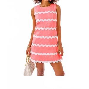 NEW LILLY PULITZER kerra shift romper in sorbet pink